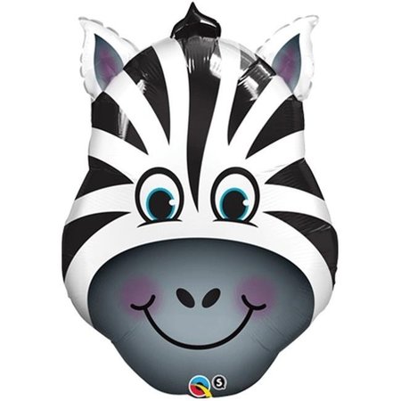 LOFTUS INTERNATIONAL Loftus International Q4-1805 Zany Zebra Mini Shape Balloon Q4-1805